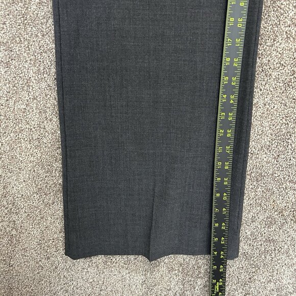 Gap Women's Perfect Trouser Pants Size 14 L Gray Stretch Mid Rise 35" Inseam EUC - Picture 11 of 15